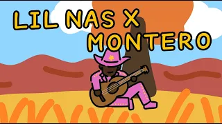 [자막 MV] Lil Nas X - MONTERO (Call Me By Your Name) (Cartoon Lyrics Video)