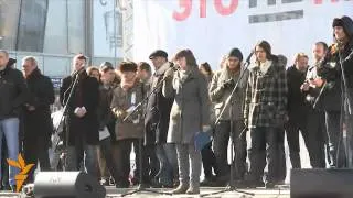 Митинг на Новом Арбате: Вера Кичанова