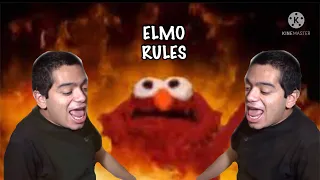 Guy wakes up from nap and sings Elmo’s world