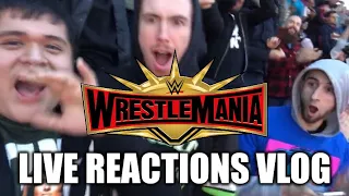 WWE WRESTLEMANIA 35 LIVE REACTIONS VLOG