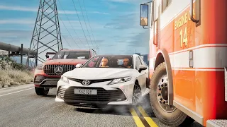 Car Crashes and Overtakes | BeamNG.drive