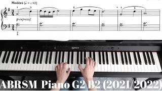 ABRSM 2021-2022 piano Grade 2 B2：Le chant du Patre ( The Shepherd's Song)