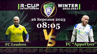 FC Leaders 10-1 FC “AppsFlyer” R-CUP WINTER 22'23' #STOPTHEWAR в м. Києві