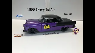 1955 Chevy Bel Air by Jada | Big Time Muscle | Scale 1:24 Diecast | Kobe Bryant #24 | Unboxing |