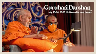 Guruhari Darshan, July 25-28, 2023, Robbinsville, NJ