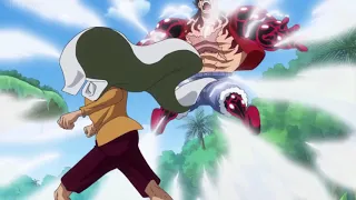 Gear fourth "Bounce Man" vs "Dark king" Silvers Rayleigh (Time Skip Training)