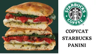 Copycat Starbucks Tomato and Mozzarella Panini