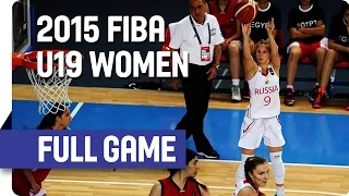 Russia v Egypt - Full Game - Round of 16 - 2015 FIBA U19 Women's World Championship