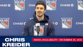 New York Rangers: Chris Kreider Media Availability | Dec. 28, 2021