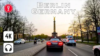 BERLIN - Germany 🇩🇪 4K Driving Tour | Alexanderplatz, Potsdamer Platz, Brandenburg Gate, West-Berlin