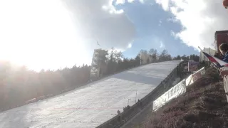 Planica 2015 - Jurij Tepes -  233,5m - side view