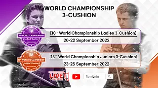 Ready for World Championship 3-Cushion Ladies and Juniors!