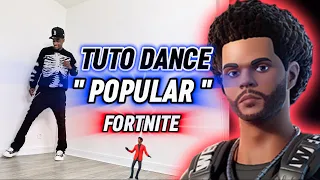 TUTO DANCE FORTNITE " POPULAR " The Weeknd