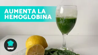 Jugo CONTRA la ANEMIA Fácil y Natural 🥬🍋 (Cómo SUBIR la Hemoglobina de forma natural)