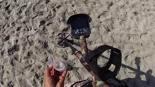 A NICE DAY metal detecting on the BEACH