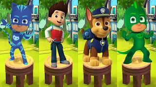 Tag with Ryan vs PAW Patrol Ryder Run Chase All Characters Unlocked All Pets PJ Masks Catboy Update