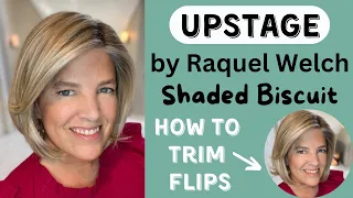 UPSTAGE by Raquel Welch in SS Biscuit, RL19/23SS, Wig Review, How To Trim Flips, & Color Details