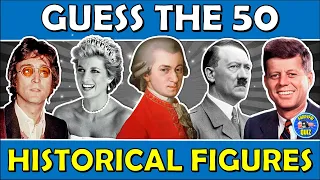 Guess The "HISTORICAL FIGURE" QUIZ! | How Many HISTORICAL FIGURES Can You Recognize"? | TRIVIA