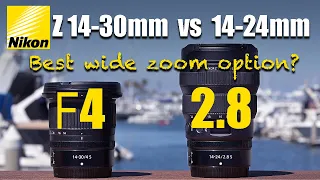 Nikon Z 14-24mm f2.8 S VS Z 14-30mm f4 S lens review | Best wide zoom lenses