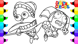 The Amazing Digital Circus Coloring Pages New | How to color POMNI and CAINE