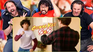 COBRA KAI 5x5 REACTION!! Season 5, Episode 5 Breakdown & Review "Extreme Measures" | Miguel Vs Robby