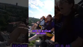 How to Scream on rides!