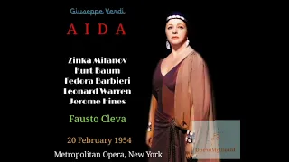 Aida - Milanov_Baum_Barbieri_Warren - MET (20.02.1954) [Complete Opera]