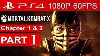 Mortal Kombat X Gameplay Walkthrough Part 1 [1080p HD 60 FPS PS4] - No Commentary