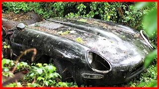 Abandoned Jaguar E-type Restored to an Amazing Condition. Awesome Restorations Car