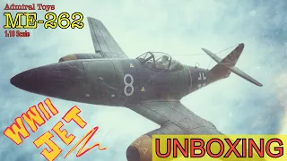 1:18 ME-262 (Unboxing) WWII Jet by Admiral Toys