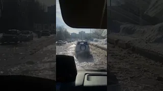 Потоп на улице Шолмова, Ульяновск