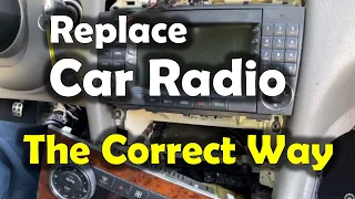 Mercedes Radio Removal and Replacement for CLK 550,CLK 500,W209,C230,W203