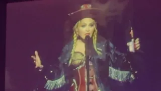 Madonna - Introduces Kylie Minogue after a long intro. Los Angeles 3-7-24