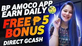 BP AMOCO APP | FREE ₱5 BONUS | EARN MONEY DAILY DIRECT GCASH