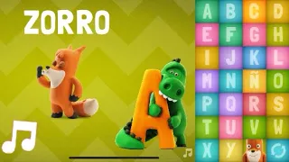 ABC Talking animales enseñan el alfabeto. Plastilina ALFABETO Español  Spanish Алфавит на Испанском