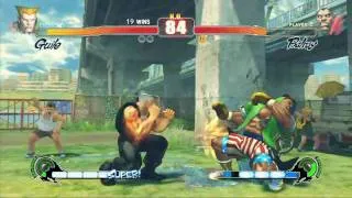 GeoM MoDInside (Guile) vs Master Takamura (Balrog) 02 (Offline Matches)