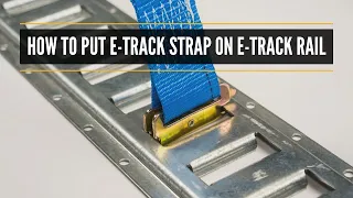 How to Use E-Track Ratchet Strap With E-Track Fitting | Quick Demonstration
