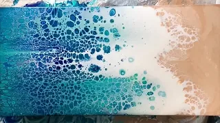 Ocean Swipe Fluid Art | DETAILED Tutorial