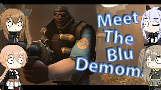 gacha girl's frontline reacto Meet The Blu Demoman tf2