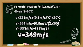 SOUND: CALCULATING SPEED and TEMPERATURE affecting SOUND