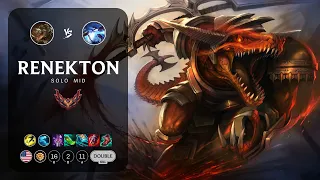 Renekton Mid vs Xerath - NA Grandmaster Patch 14.4