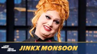 Jinkx Monsoon and Seth Perform Dueling Jennifer Coolidge Impressions