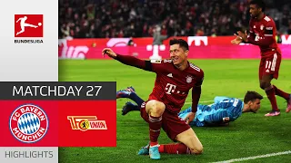 FC Bayern München - Union Berlin 4-0 | Highlights | Matchday 27 – Bundesliga 2021/22