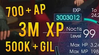 Level 120 XP GIL Farm Method. Fast 3M XP. 700+ AP - ff15 exp farm Final Fantasy XV