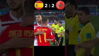 المغرب وإسبانيا • افضل مباراة في كاس العالم 2018 😉🔥