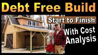 DEBT FREE BUILDING w/ COST ANALYSIS  This Would Make An Awesome Cabin Or Homestead. Start to Finish