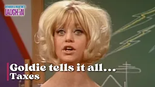 Goldie Hawn | Taxes | Rowan & Martin's Laugh-In