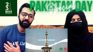 Pakistan Day Special ❤ | Couple Reaction on Ao Ehad Karain🤝👍| Coke Studio | 23rd March 2021😇🤩