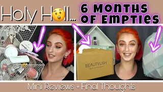 🗑REPURCHASE OR PASS?? || 6 Months of Beauty Empties September 2020