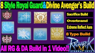 8 Royal Guard & Divine Avenger Ragnarok Mobile M Eternal Love Build | Royal Guard Sacrifice Build